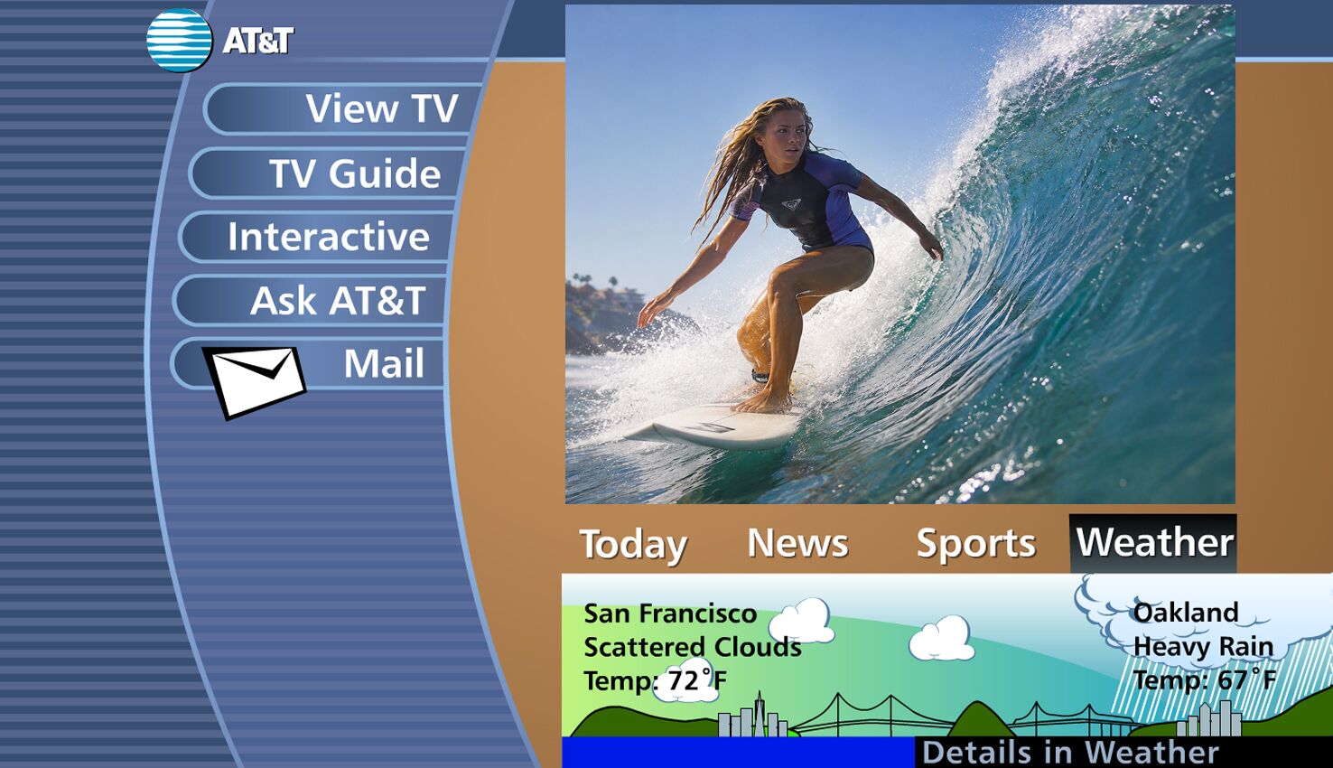 Excite@Home motion and transition design, full view